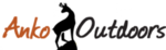 Logo von Anko Outdoors in Orange und Schwarz