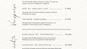 Das perfekte Menü für eure Feier Das perfekte Menü für eure Feier